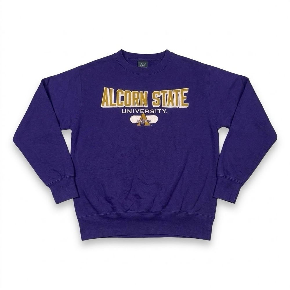 Alcorn State University MV Sports Men's Small Sweatshirt Purple